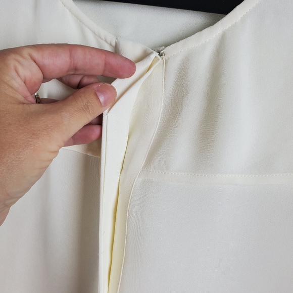J.Crew Off White Blouse Size 4 - Picture 3 of 11